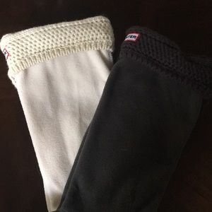 Two pairs of Hunter boot liners